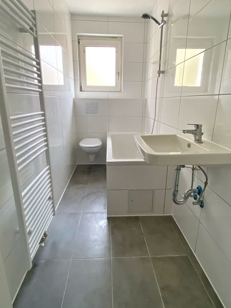 Traumhafte sanierte 3,5 Zimmerwohnung mit Balkon und Garten